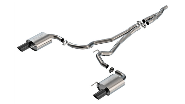 Borla 2024 Ford Mustang 2.3L Ecoboost 2.50 S-TYPE Black Chrome Catback Exhaust