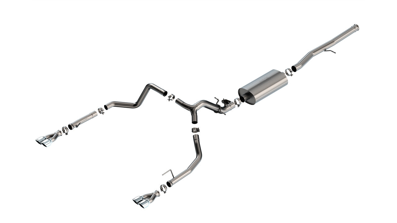 Borla 2024 Chevy Silverado 1500 6.2L V8 Touring Catback Exhaust w/ Simulator