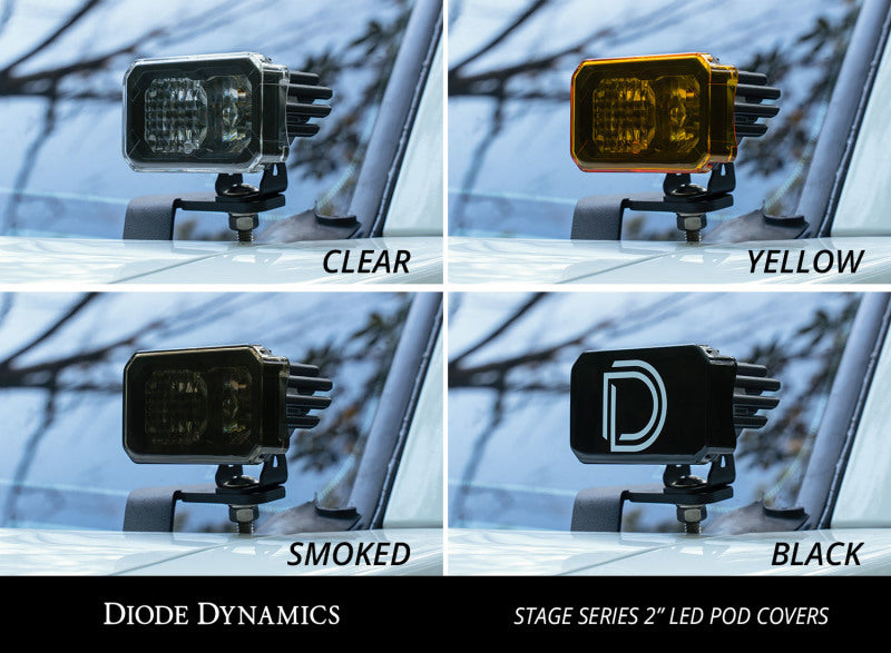 Diode Dynamics Stage Series 2 In LED Pod Cover - Yellow Each - DD6601