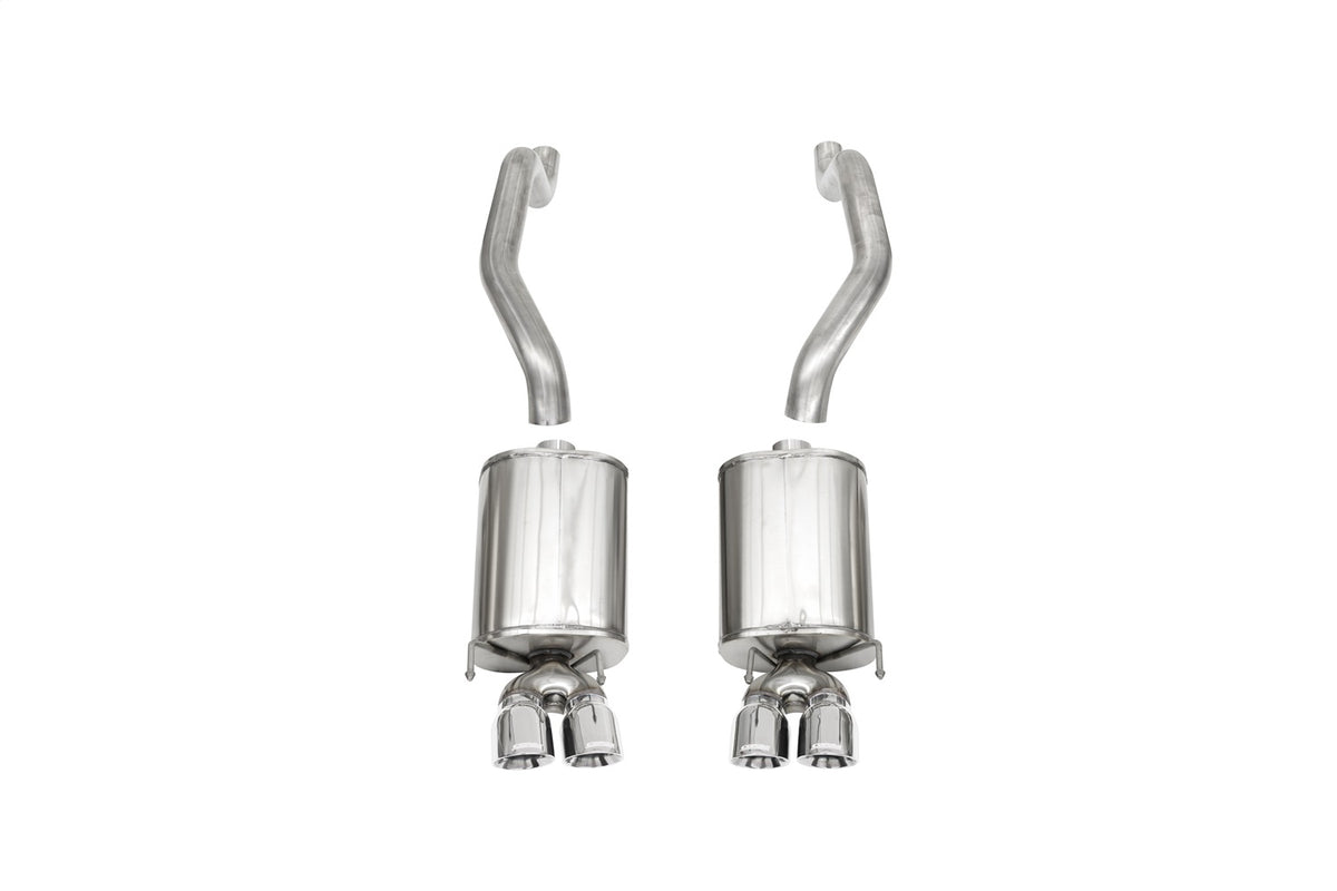 Corsa 09-13 Chevrolet Corvette C6 6.2L V8 Polished Sport Axle-Back Exhaust - 14108