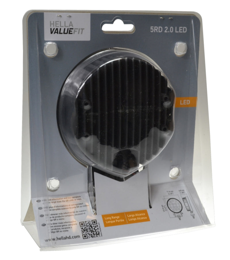 Hella ValueFit Work Light 5RD 2.0 LED MV LR LT - 357105012