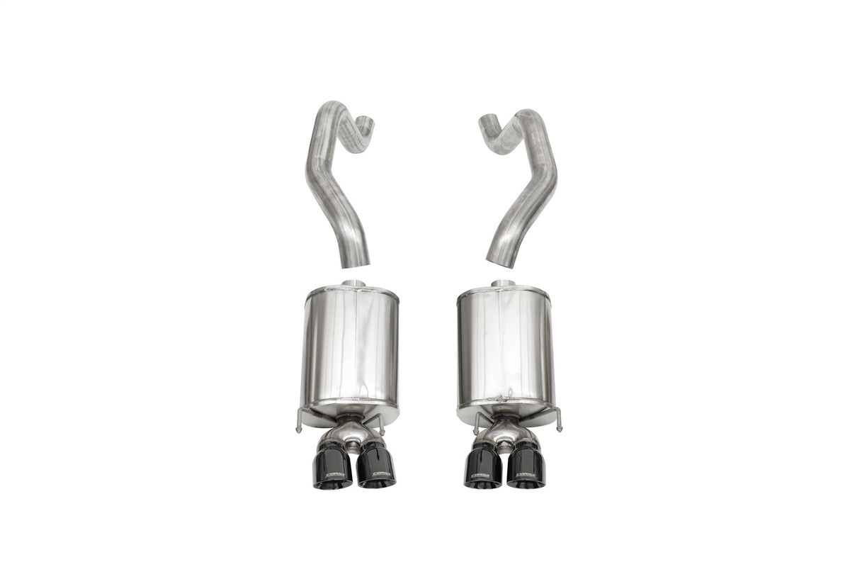 Corsa 05-08 Chevrolet Corvette C6 6.0L V8 Black Sport Axle-Back Exhaust - 14169BLK