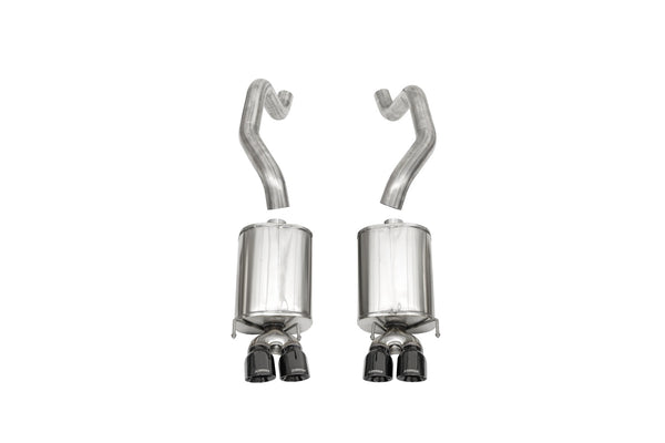 Corsa 05-08 Chevrolet Corvette C6 6.0L V8 Black Sport Axle-Back Exhaust - 14169BLK
