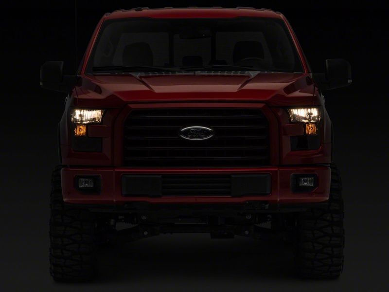 Raxiom 15-17 Ford F-150 Axial OEM Style Rep Headlights- Chrome Housing- Smoked Lens - T551346