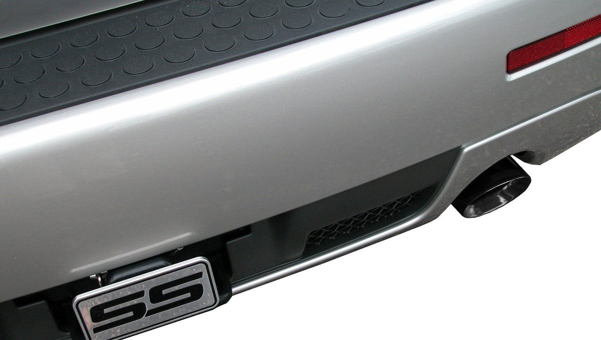 Corsa 2006-2008 Chevrolet Trailblazer SS 6.0L V8 Black Sport Cat-Back Exhaust - 14256BLK