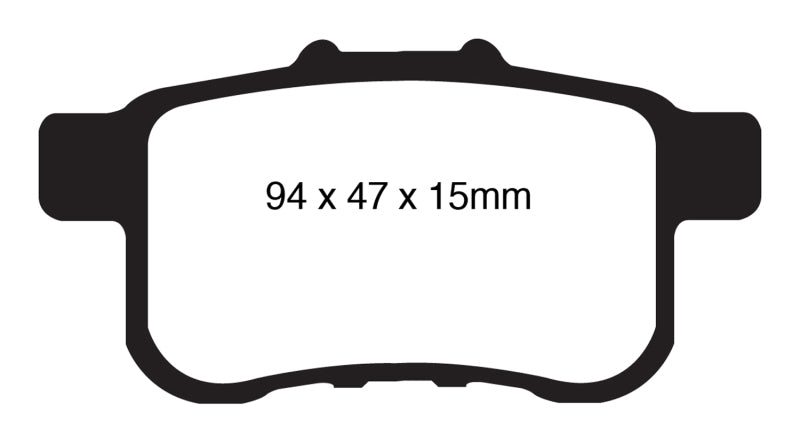 EBC 09-14 Acura TSX 2.4 Redstuff Rear Brake Pads - DP31987C
