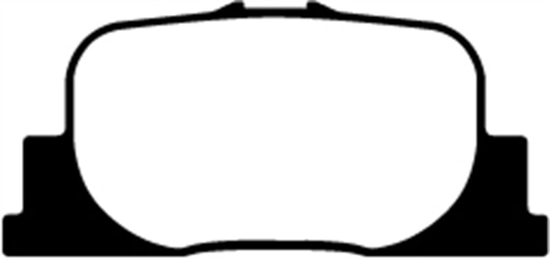 EBC 00-01 Lexus ES300 3.0 Ultimax2 Rear Brake Pads - UD835 for 2005-2010 Scion tC - angle view