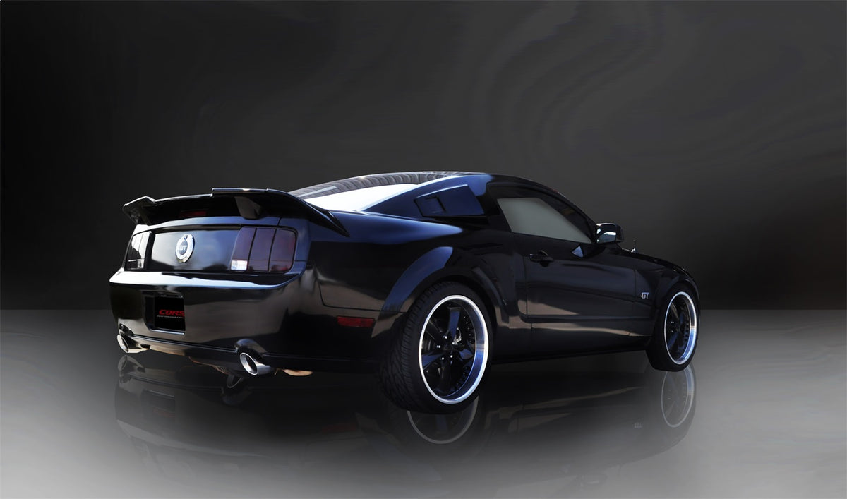 Corsa 05-10 Ford Mustang Shelby GT500 5.4L V8 Polished Xtreme Axle-Back Exhaust - 14314