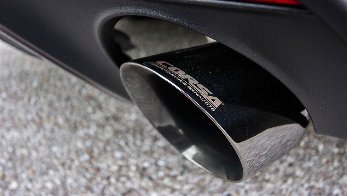 Corsa 2015-2017 Ford Mustang GT 5.0 3in Axle Back Exhaust Polish Dual Tips (Touring) - 14329
