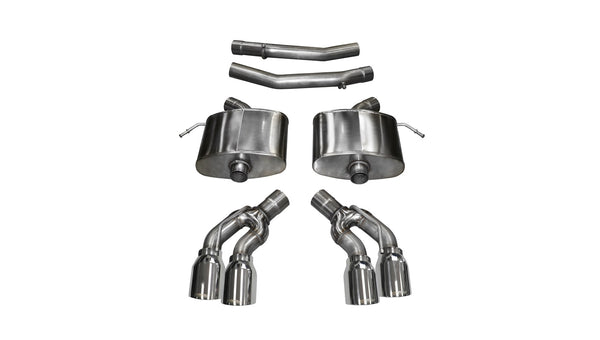 Corsa 2016-2019 Cadillac CTS V Sedan 6.2L V8 2.75in Polished Sport Axle-Back Exhaust - 14357