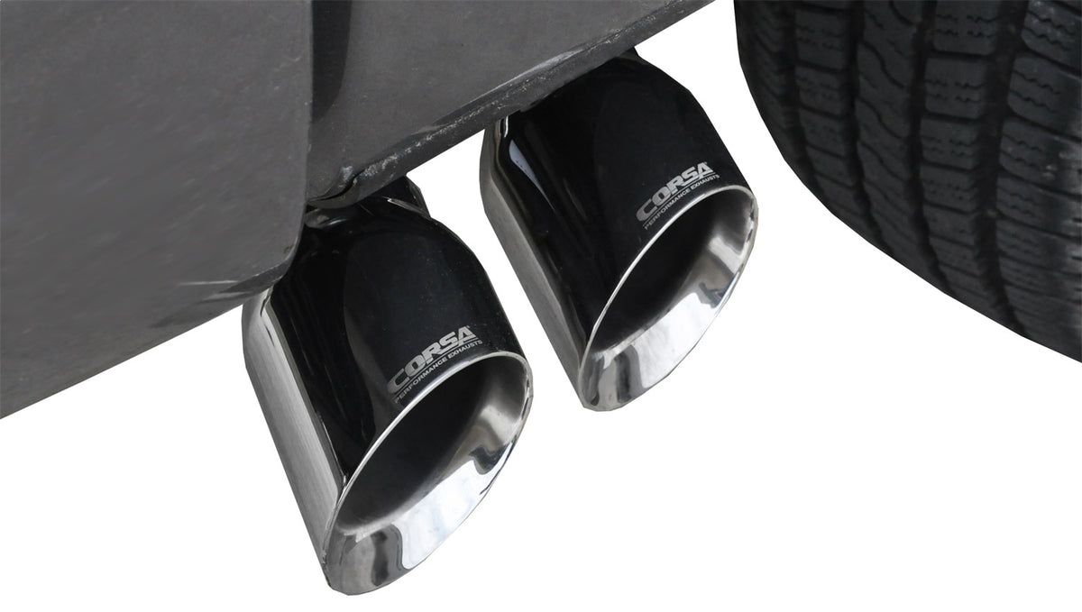 Corsa 2011-2014 Ford F-150 5.0L V8 Polished Sport Cat-Back Exhaust - 14393