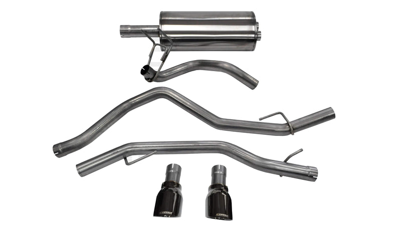 Corsa 09-23 RAM 1500 (Classic) 3in Cat-Back Extreme - 4.5in Black Tips - 21139BLK