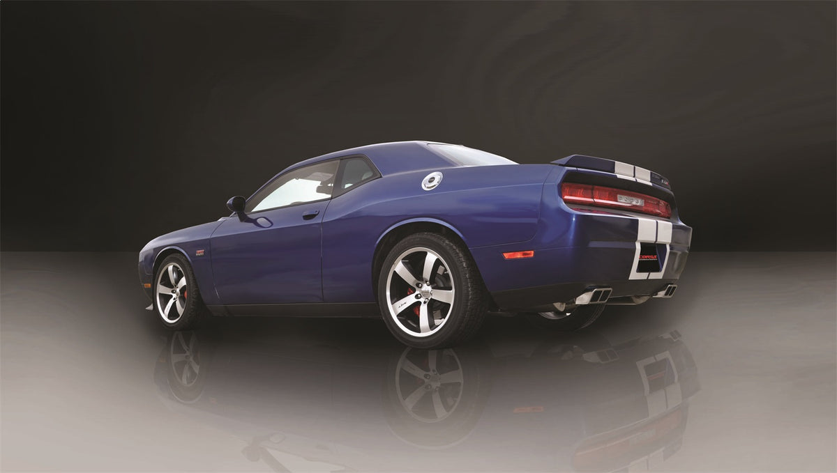 Corsa 2014-2014 Dodge Challenger SRT-8 6.4L V8 Manual Polished Xtreme Cat-Back Exhaust - 14424