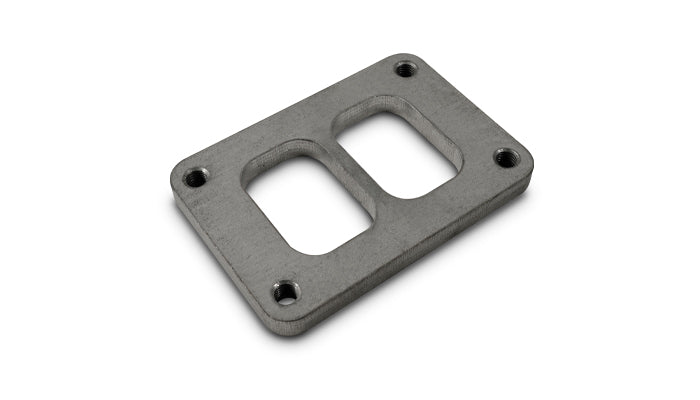 Vibrant T06 Turbo Inlet Flange (Divided Inlet) Mild Steel 1/2in Thick - 14430