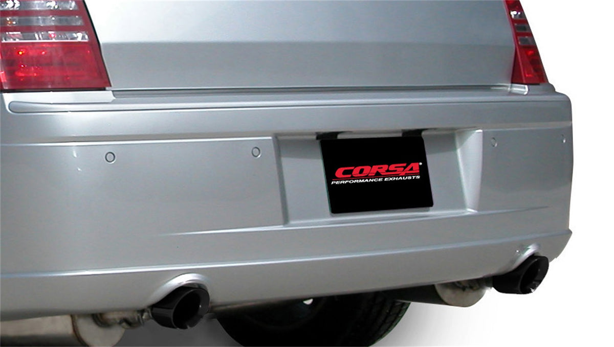 Corsa 2005-2010 Dodge Charger R/T 5.7L V8 Black Xtreme Cat-Back Exhaust - 14439BLK