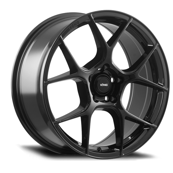 Konig Diverge 19X8.5 5X114.3 ET43 Gloss Black - DG89514435 by Konig