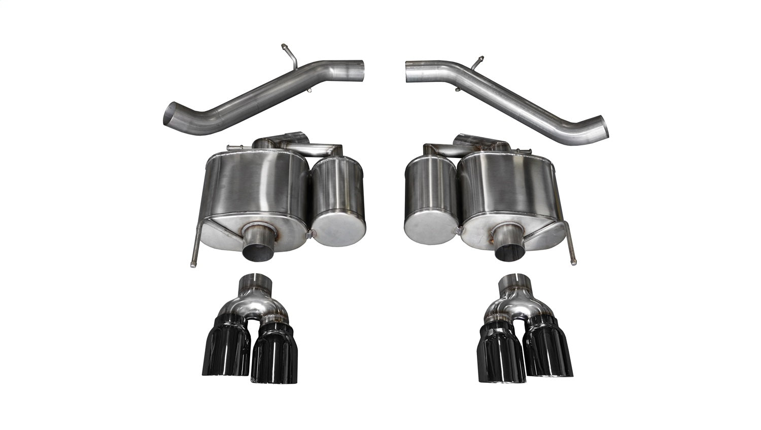 Corsa 2016-2019 Cadillac ATS-V 3.6T 4in Black Sport Axle-Back Exhaust - 14478BLK