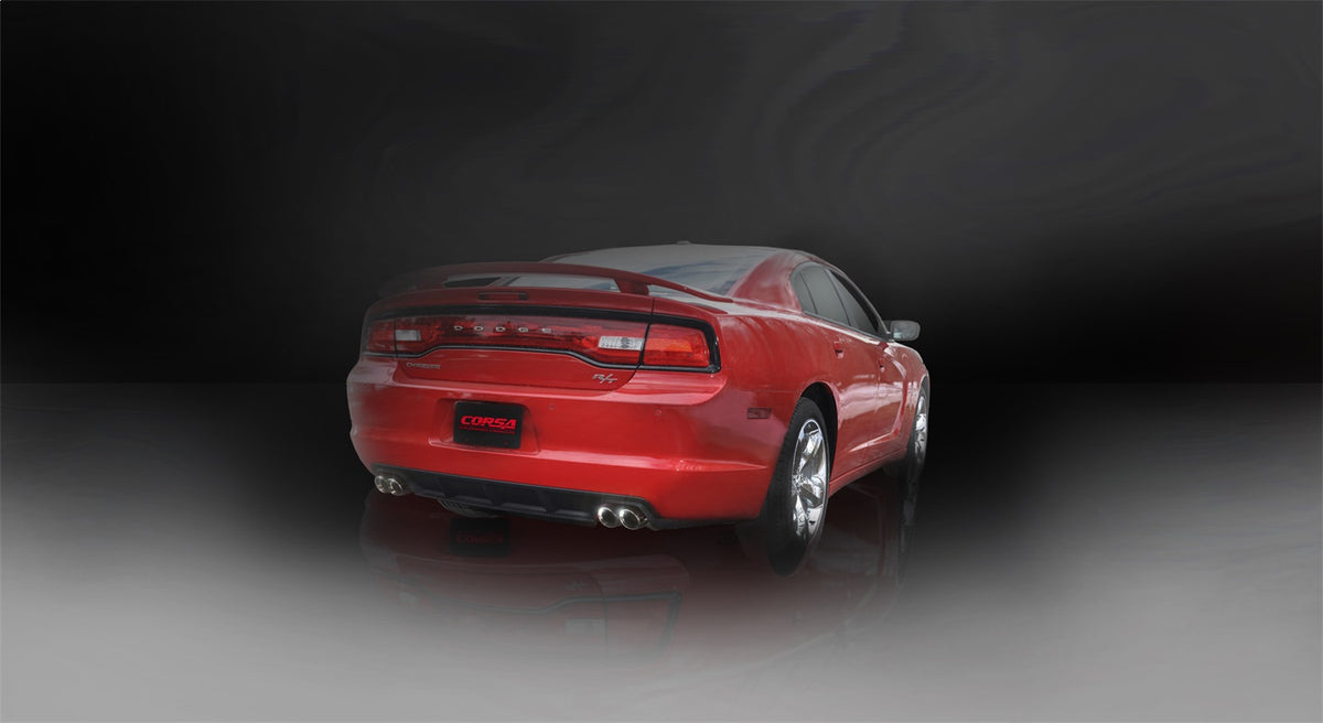 Corsa 2011-2014 Dodge Charger R/T 5.7L V8 Polished Xtreme Cat-Back Exhaust - 14522