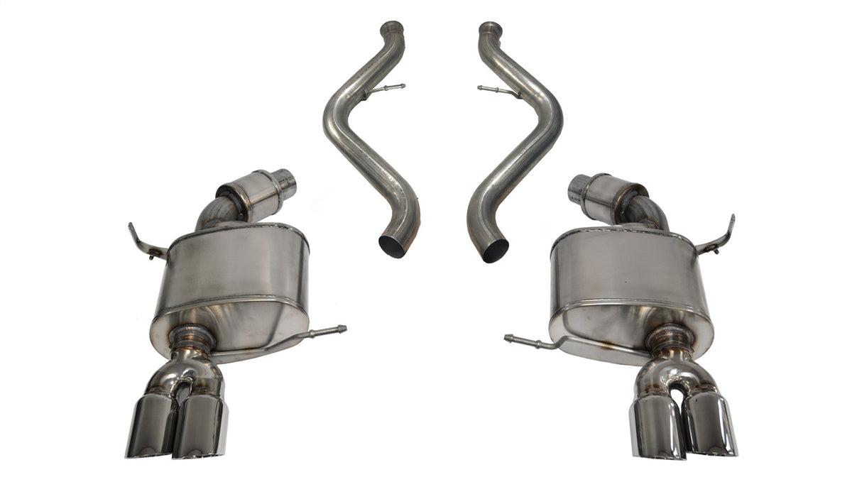 Corsa 2008-2012 BMW M3 E90 Polished Sport Cat-Back Exhaust - 14569