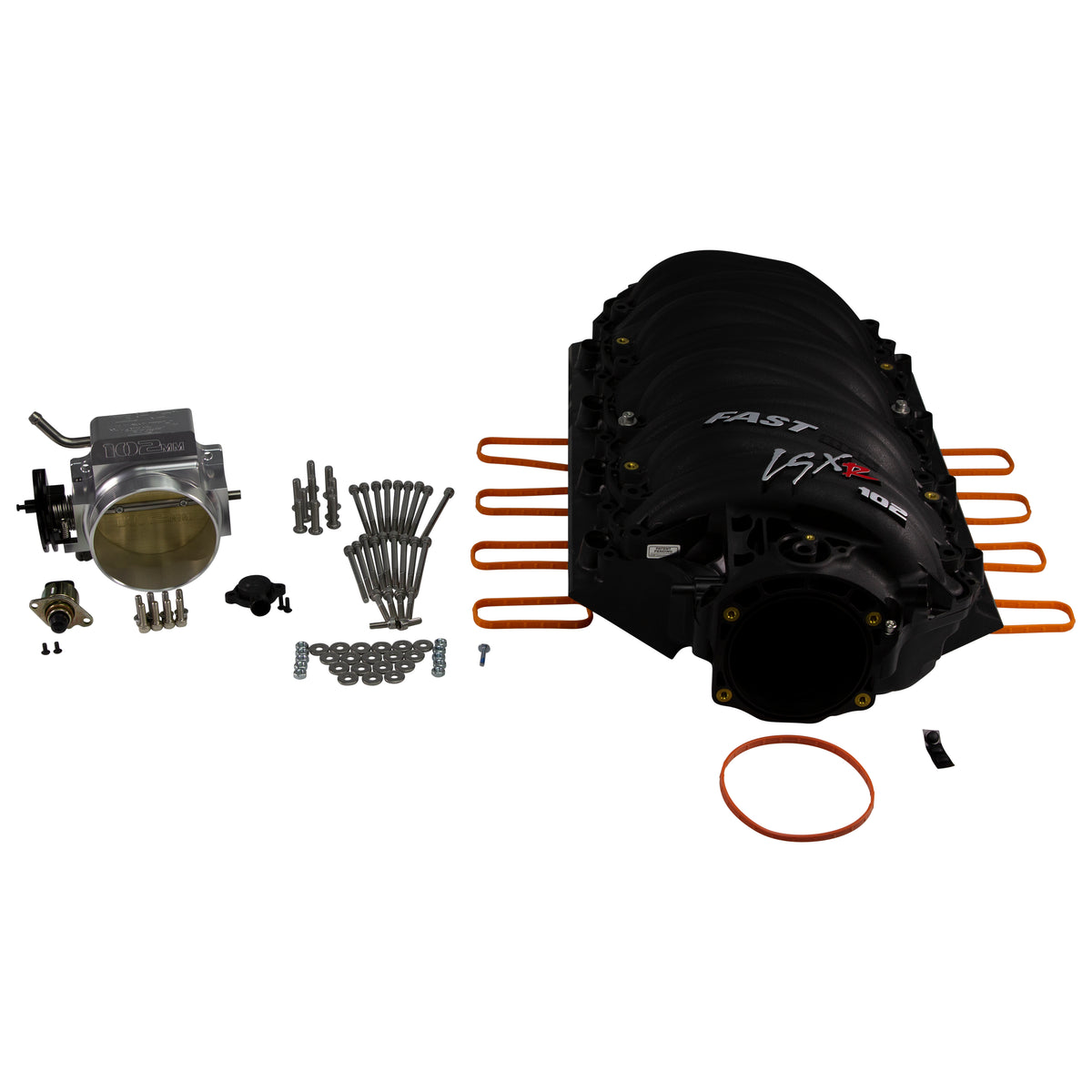 Fast Throttle Body / Manifold Kit, 102 Mm Throttle Body W/ 102Mm Blackls7 Manifold - 146202B-KIT