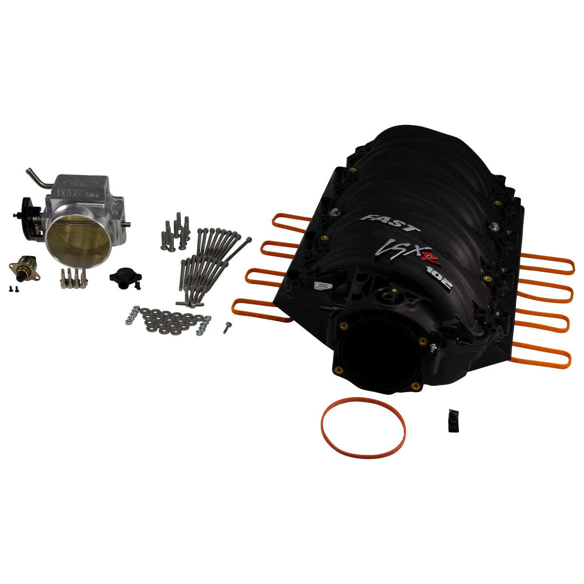 Fast Throttle Body / Manifold Kit, 102 Mm Throttle Body W/ 102Mm Blackls7 Manifold - 146202B-KIT