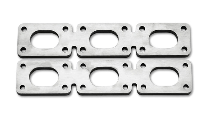 Vibrant Mild Steel Exh Manifold Flange for BMW E36/E46 platform motors (sold in pairs) 1/2in Thick - 14636