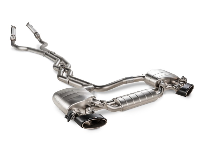Akrapovic 2023 Audi RS6 Avant (C8) Evolution Line Cat Back (Titanium) (Req Link Pipe Set) - S-AU/T/2H