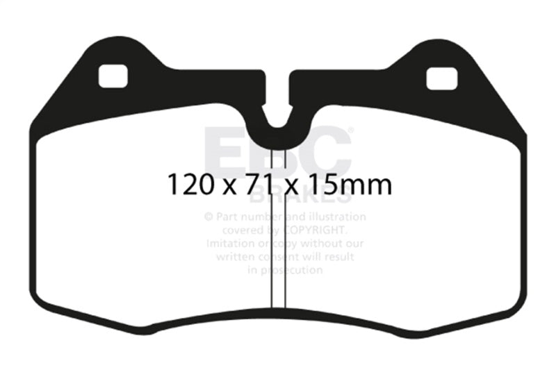 EBC 03-04 Infiniti G35 3.5 (Manual) (Brembo) Ultimax2 Front Brake Pads - UD960