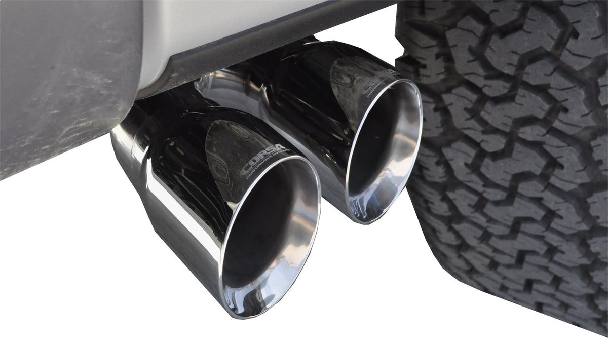 Corsa 2011-2014 Ford F-150 Raptor 6.2L V8 133in Wheelbase Polished Xtreme Cat-Back Exhaust - 14759