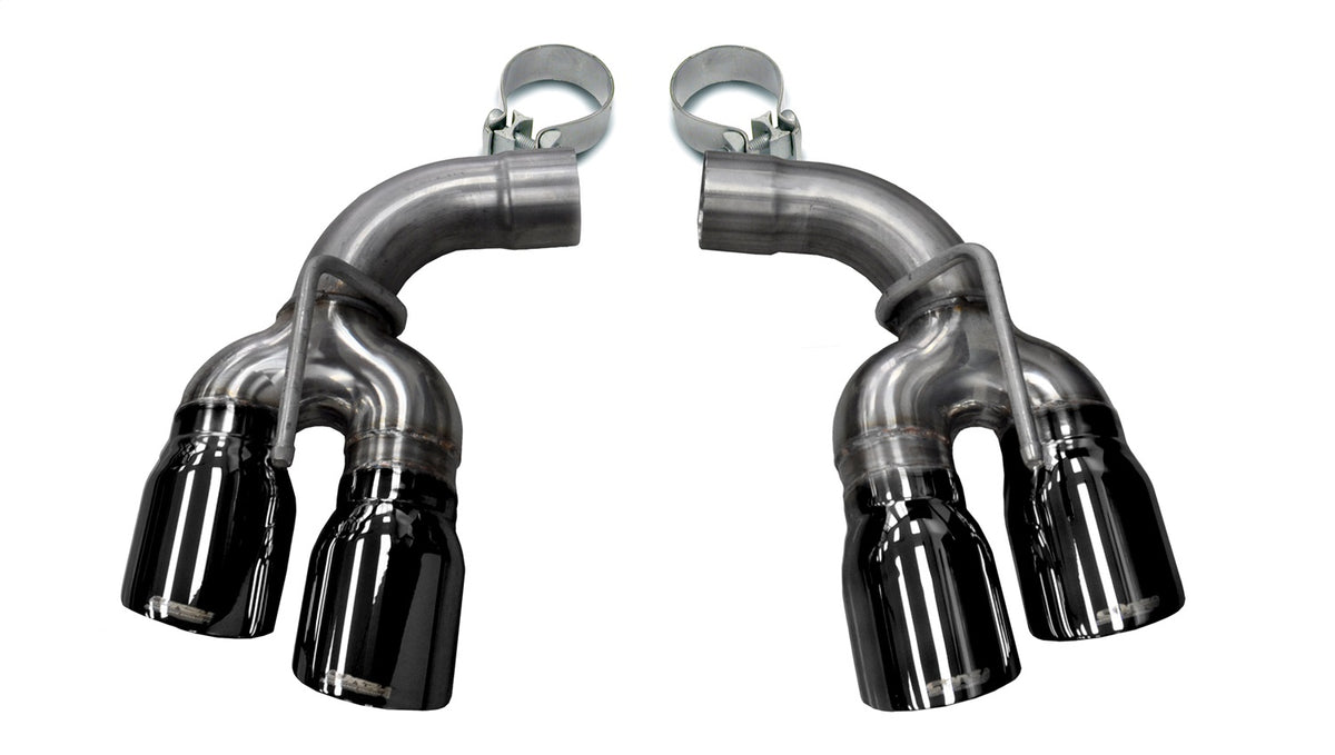 Corsa 2017-24 Chevy Camaro ZL1 2.75in Inlet / 4.0in Outlet Black PVD Tip Kit (For Corsa ExhaustOnly) - 14774BLK