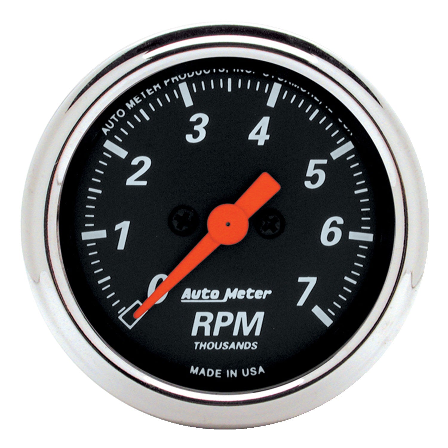 Autometer Designer Black 2-1/16in Electrical 7k RPM Tachometer - 1477