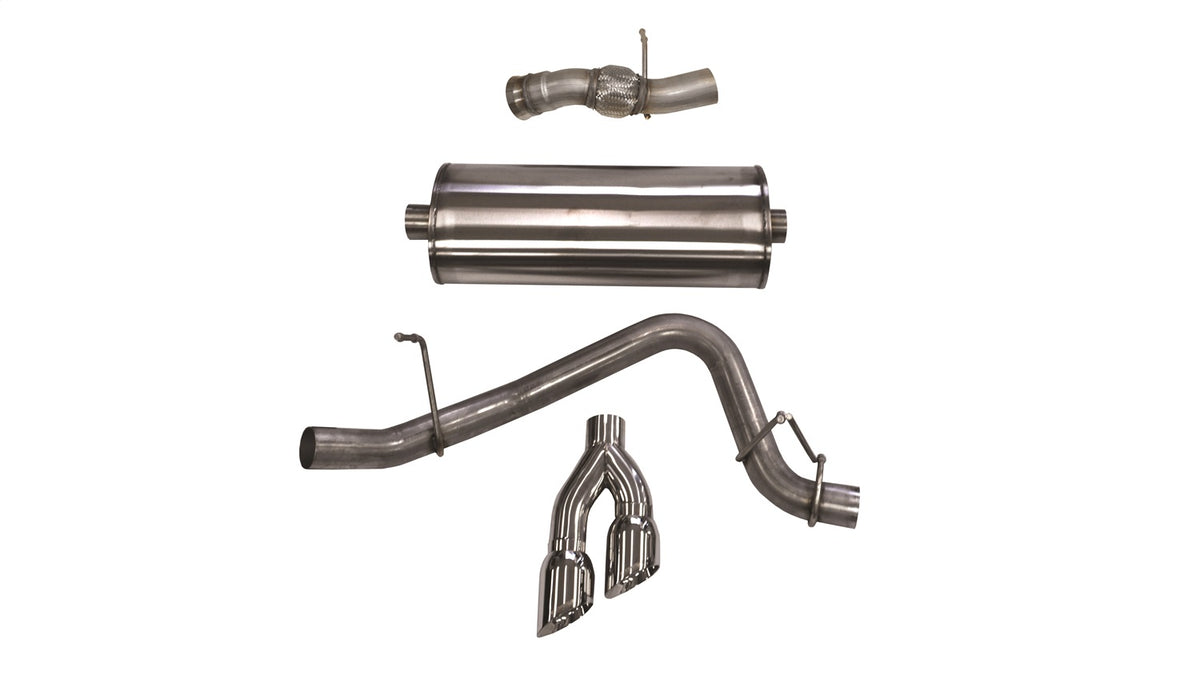 Corsa 15-16 GMC Yukon Denali 6.2L V8 Single Side Exit Cat-Back Exhaust w/ Polished Tips - 14826