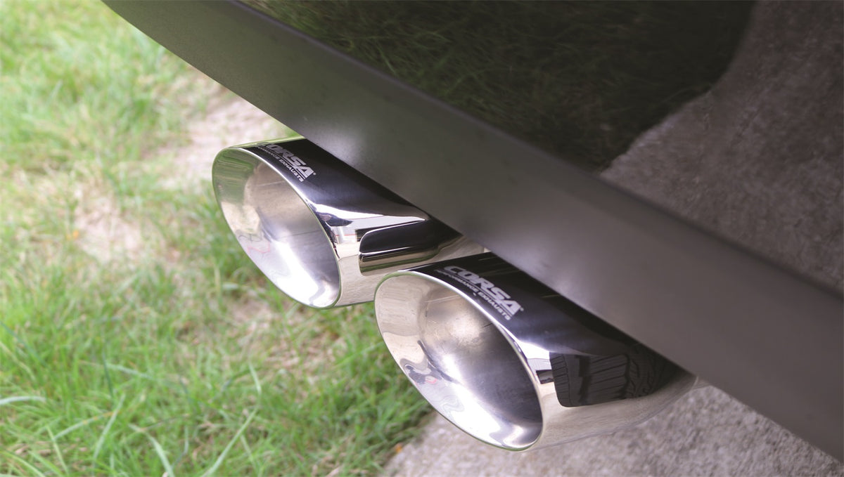 Corsa 15-16 GMC Yukon Denali 6.2L V8 Single Side Exit Cat-Back Exhaust w/ Polished Tips - 14826