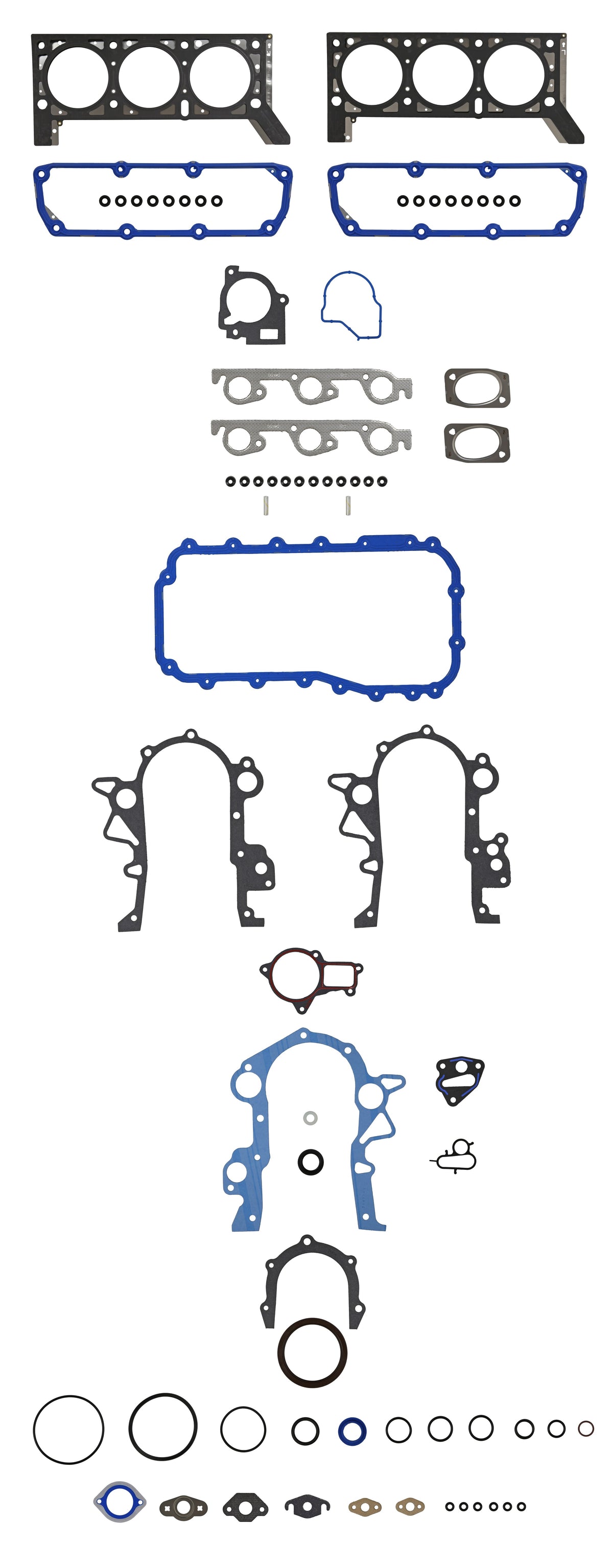 Fel-Pro Chrysler Town & Country 260-3189 Engine Gasket Set - 2603189 for 2001-2004 Chrysler Town-&-Country - front view