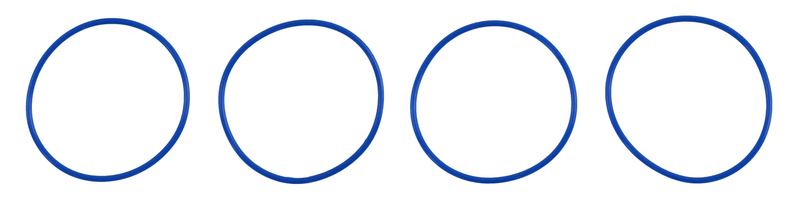 Fel-Pro Volvo S40 ES 73590 Spark Plug Tube Seal Set - ES73590 for 2000-2004 Volvo S40 - front view