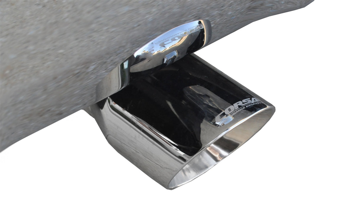 Corsa 14-19 GMC Sierra/Chevy Silv 1500 Crew Cab/Std. Bed 5.3L V8 Polished Sport Dual Rear CB Exhaust - 14870