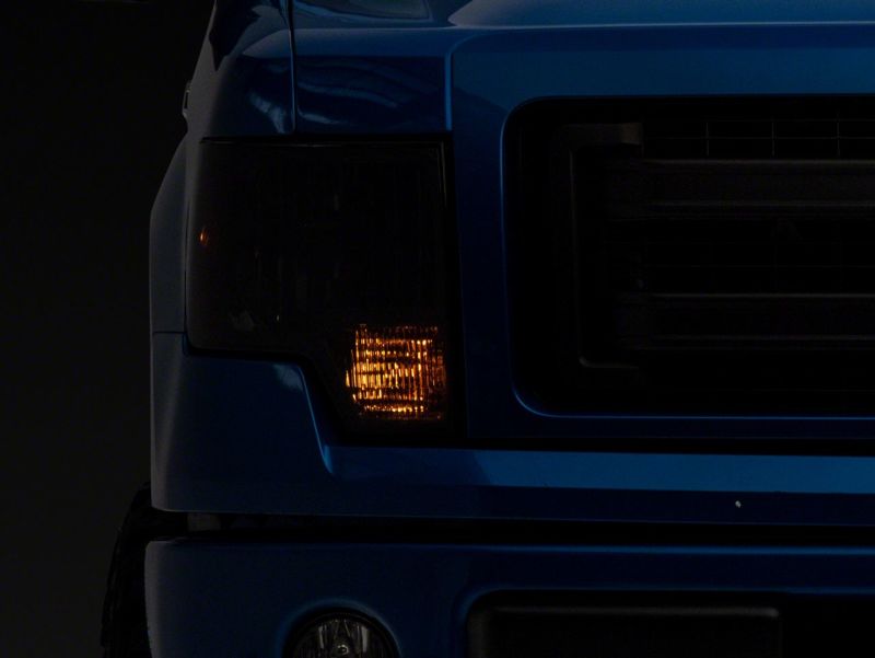 Raxiom 09-14 Ford F-150 Axial OEM Style Rep Headlights- Chrome Housing- SmokedLens - T551344