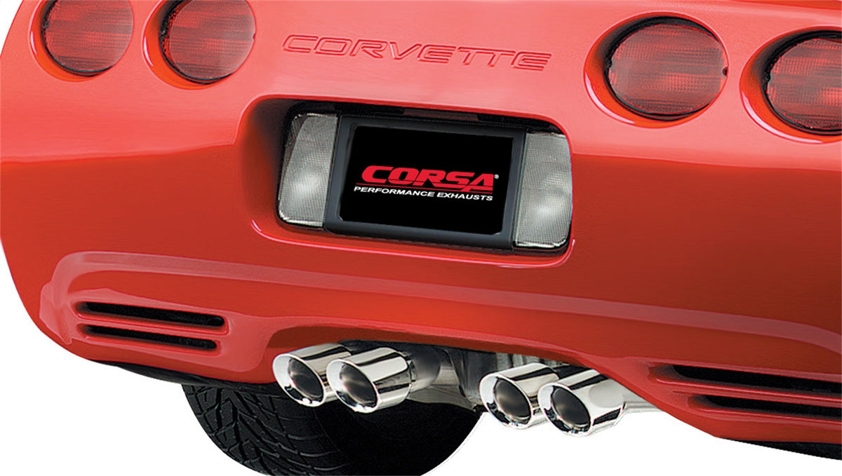 Corsa 97-04 Chevrolet Corvette C5 Z06 5.7L V8 Polished Xtreme Axle-Back Exhaust - 14961