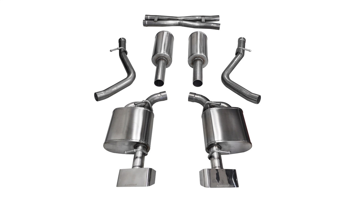 Corsa 2015-2016 Dodge Challenger 5.7L V8 V8 Polished Xtreme Cat-Back - 14975