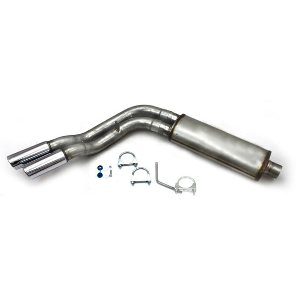 JBA 10-14 Ford Raptor 6.2L 409SS Pass Side Dual Exit Cat-Back Exhaust - 40-2537 for 2010-2014 Ford F 150 - front view