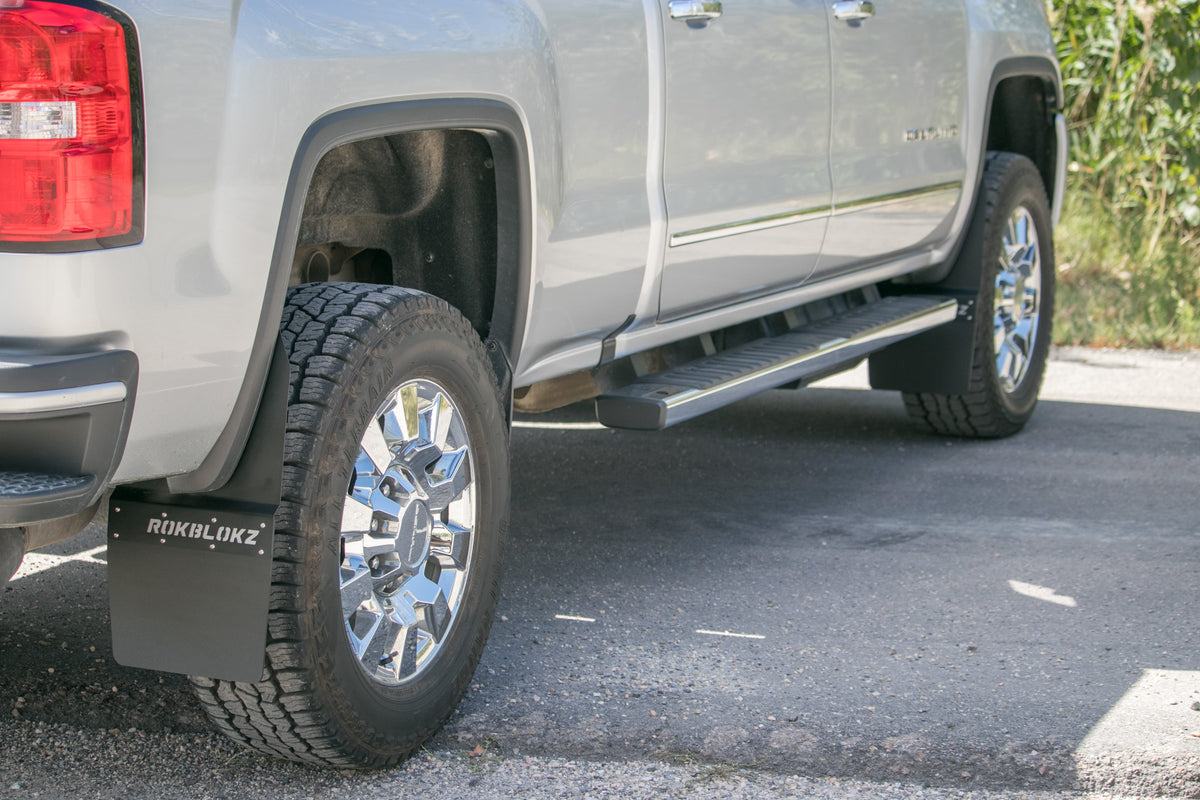 RokBlokz - GMC Sierra 1500/2500/3500 HD STEPBACK (3rd Gen) 2015-2019 Mud Flaps