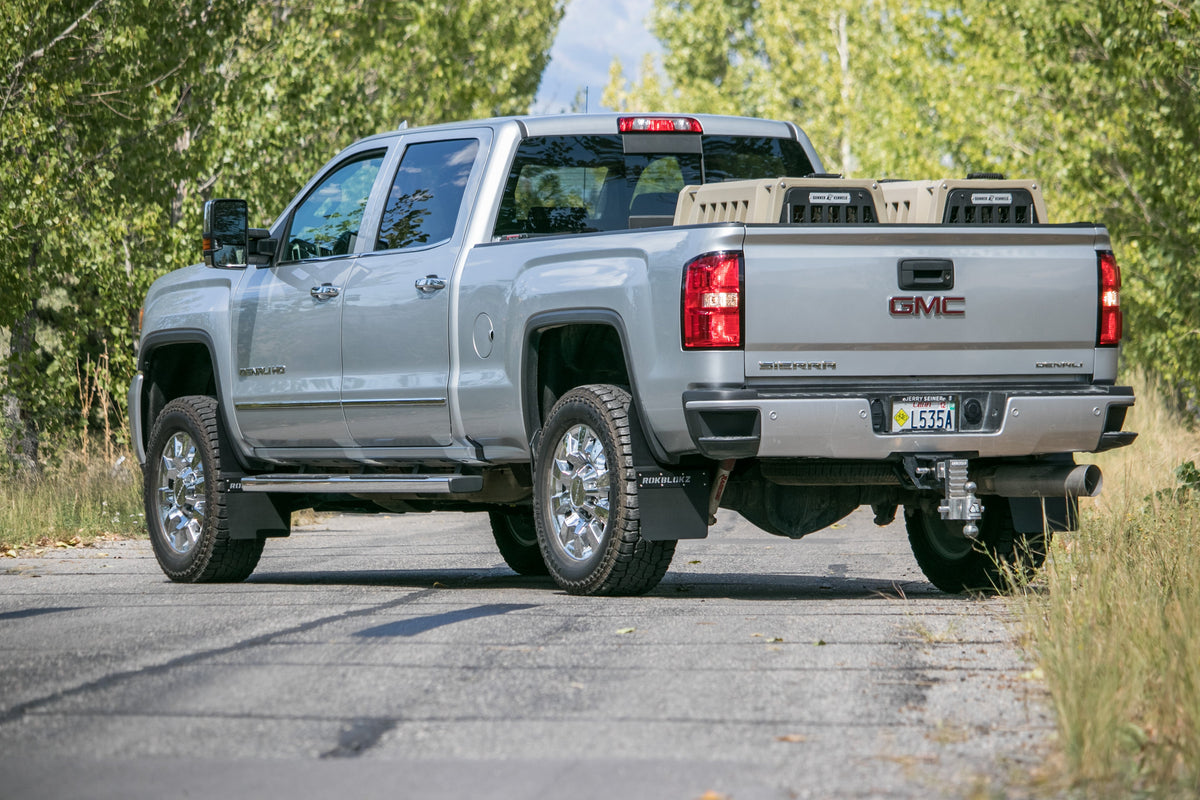 RokBlokz - GMC Sierra 1500/2500/3500 HD STEPBACK (3rd Gen) 2015-2019 Mud Flaps