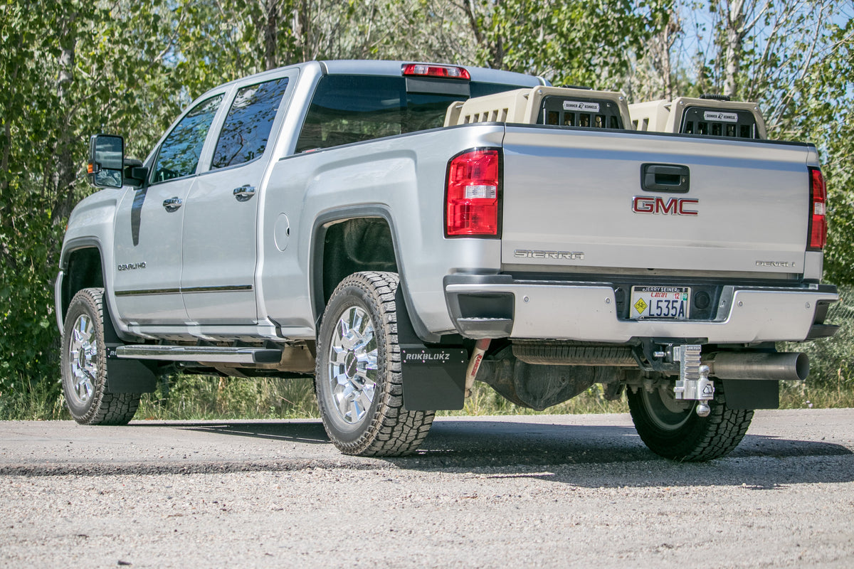 RokBlokz - GMC Sierra 1500/2500/3500 HD STEPBACK (3rd Gen) 2015-2019 Mud Flaps