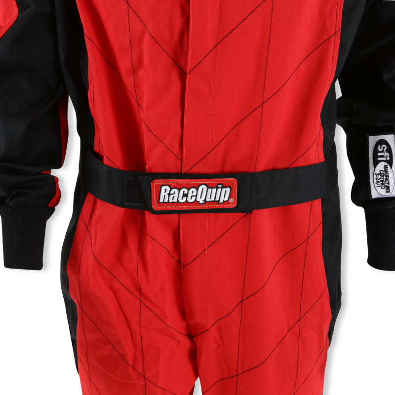 RaceQuip Red Chevron-1 Suit - SFI-1 2XL - 130917RQP
