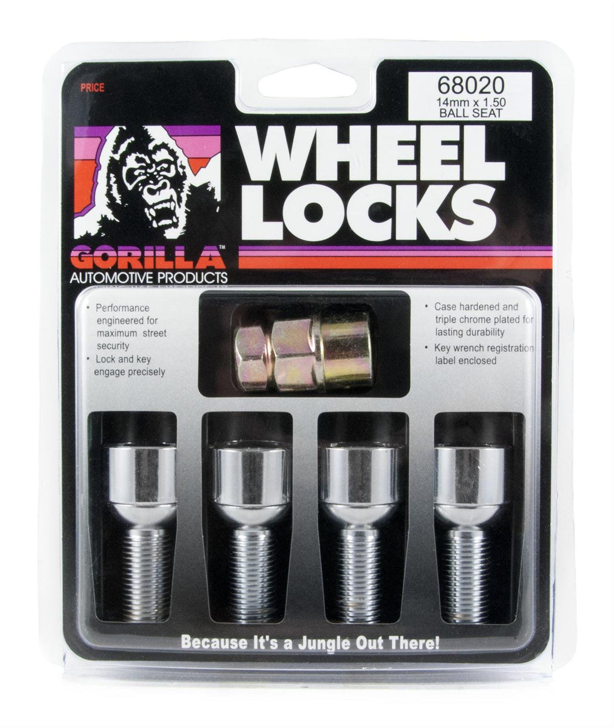 Gorilla Automotive - Gg Bolt Lock Ball 14-1.50 CHR 32mm Clam - 000000000000068020