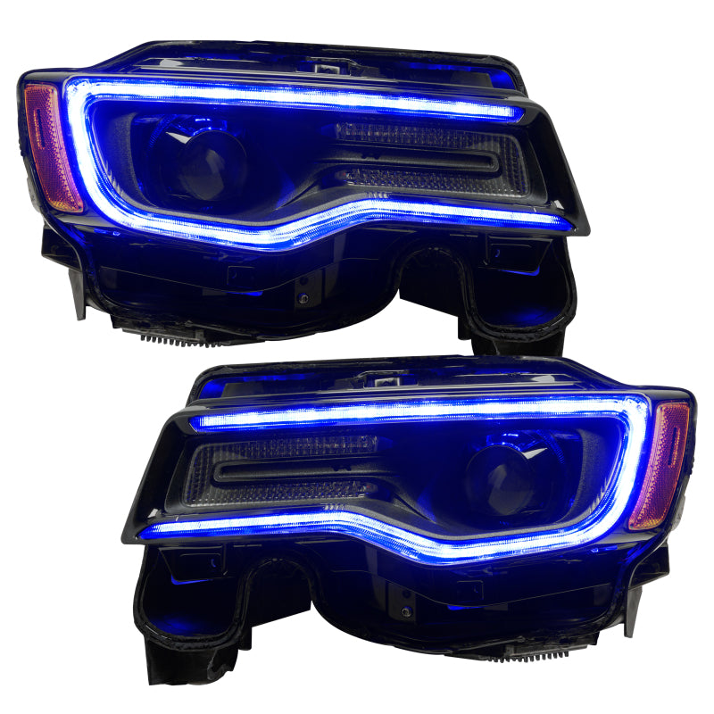 Oracle 1421 Jeep Grand Cherokee Dynamic Headlight DRL Upgrade Kit  ColorSHIFT Dynamic SEE WARRANTY - 1284-332