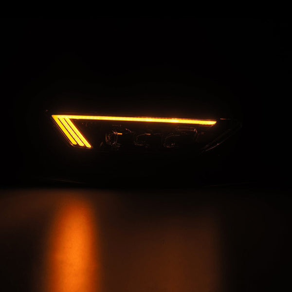 AlphaRex 15-17 Ford Mustang NOVA LED Proj HL Alpha-Black w/Activ Light/Seq. Signal + Switchback DRL - 880114