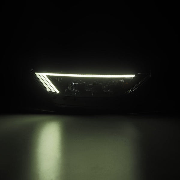 AlphaRex 15-17 Ford Mustang NOVA LED Proj HL Alpha-Black w/Activ Light/Seq. Signal + Switchback DRL - 880114