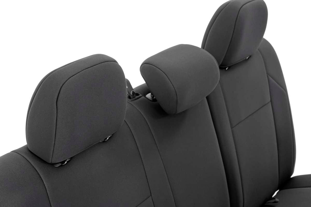 Seat Covers | FR &amp; RR | Double Cab | Toyota Tacoma 2WD/4WD (2016-2023)