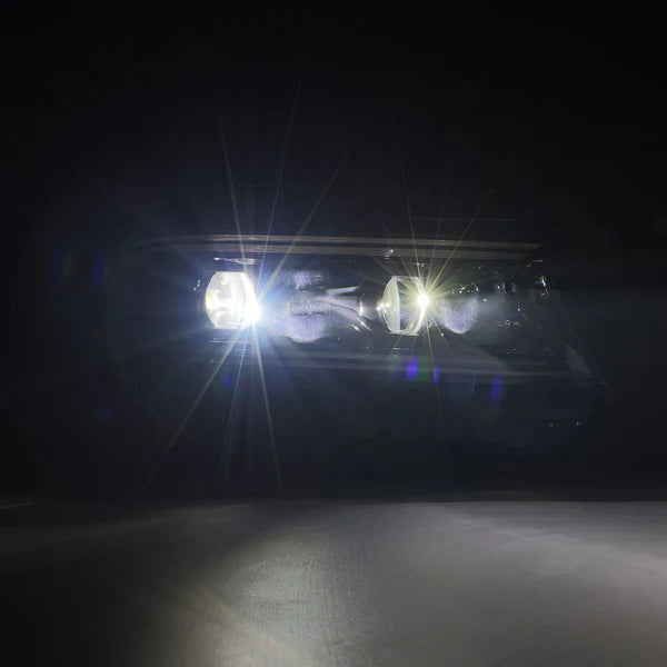 AlphaRex 15-23 Dodge Charger LUXX LED Proj Headlights Alpha-Black w/Actv Light &amp; Seq.Sig / SB DRL - 880579